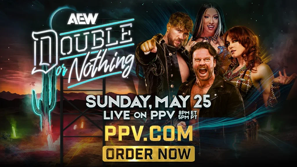 AEW Double Or Nothing 2025 PPV Live 5/25/25